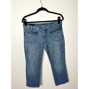 Citizens of Humanity Helena Y2K Low Waisted Cropped Blue Jeans Size 31